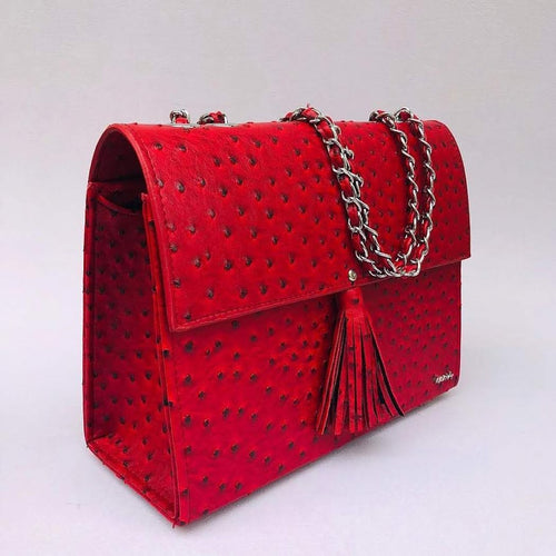 Arewanyc Red Premium  Leather Bag